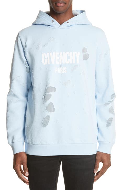 givenchy mens sweatshirt lyst|givenchy destroyed hoodie.